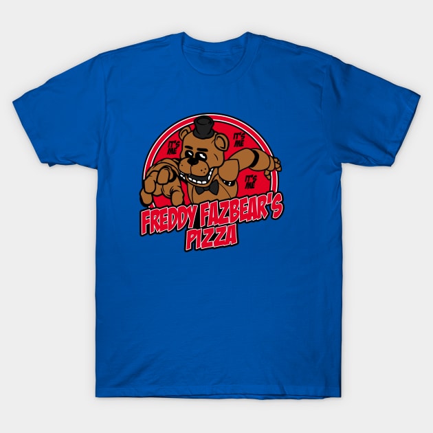 Freddy Fazbear's Pizza T-Shirt by carloj1956